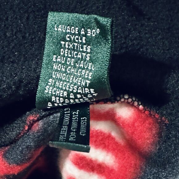 LRL Ralph Lauren Active Aztec Red & Black Full Zip Fleece / Sweater Women's L - Picture 5 of 5